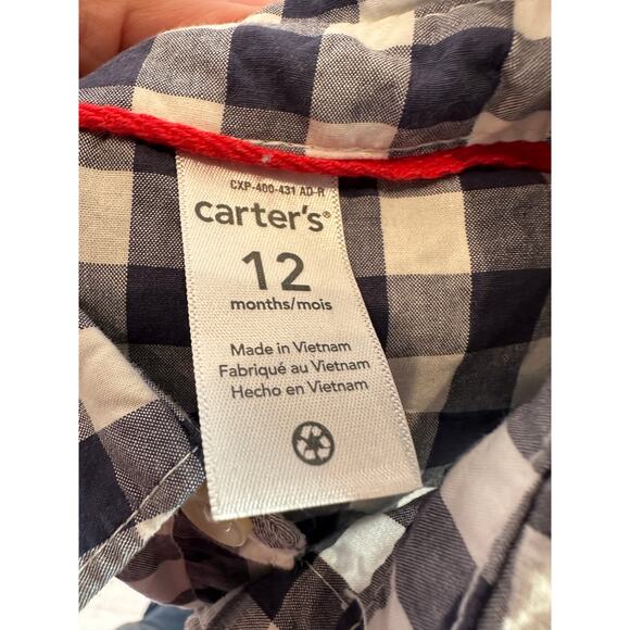 Montana State University Blue Check Shirt 12 Month Bobcat Fan In Training Baby - Picture 4 of 5